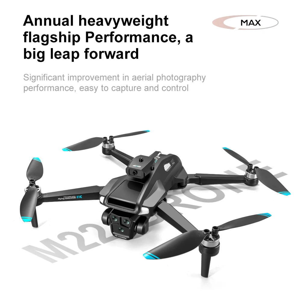 Drone 4K HD Brushless Motor Avoidance Drones with 4.5" Screen On Control Dual Cameras Quadcopter Gifts For Children and Adults - Uknowucme