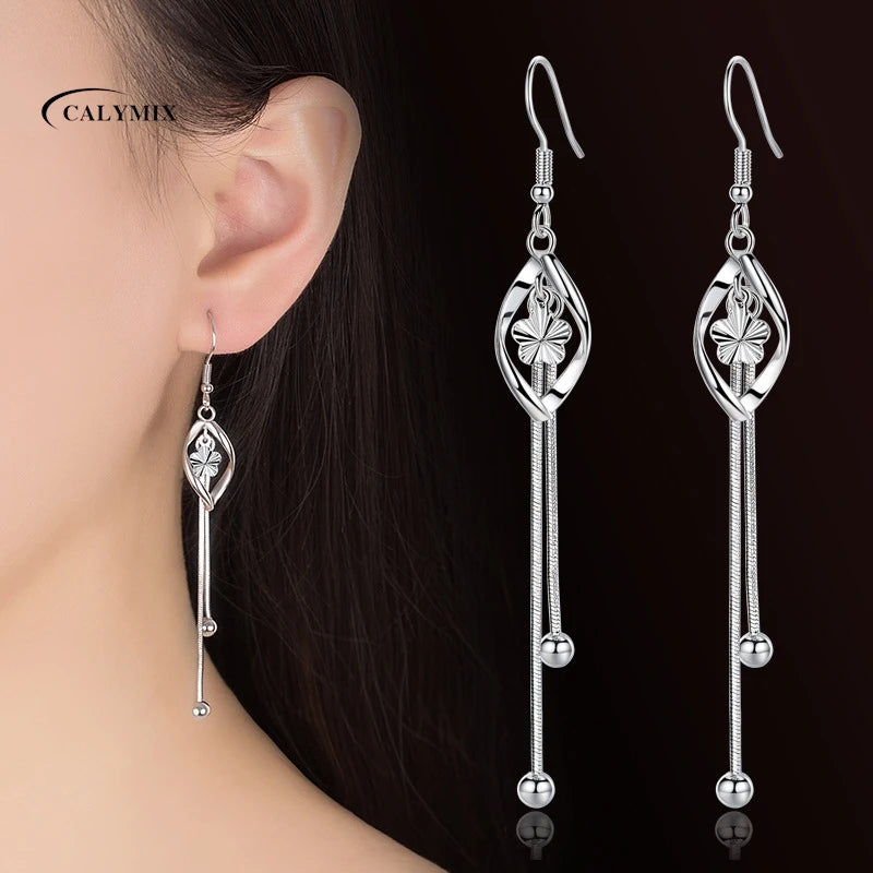 NEW S925 Sterling Silver Color Simple Round Bling CZ Zircon Stone Stud Earrings Fashion Jewelry Korean Earrings for Women Girl - Uknowucme