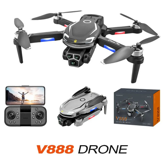 Drone Aerial Photography, High-definition Remote Control, Three Cameras, 4K Long-range Brushless Aircraft