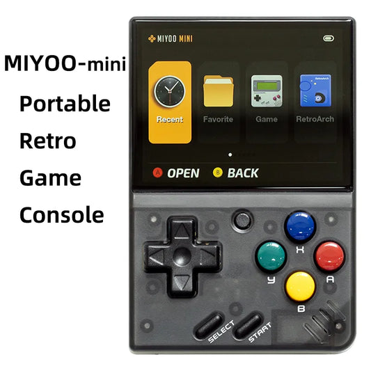 MIYOO MINI V4 PortableRetro Handheld Game Console 2.8Inch IPS Screen Video Game Consoles Linux System Classic Gaming Emulator - Uknowucme