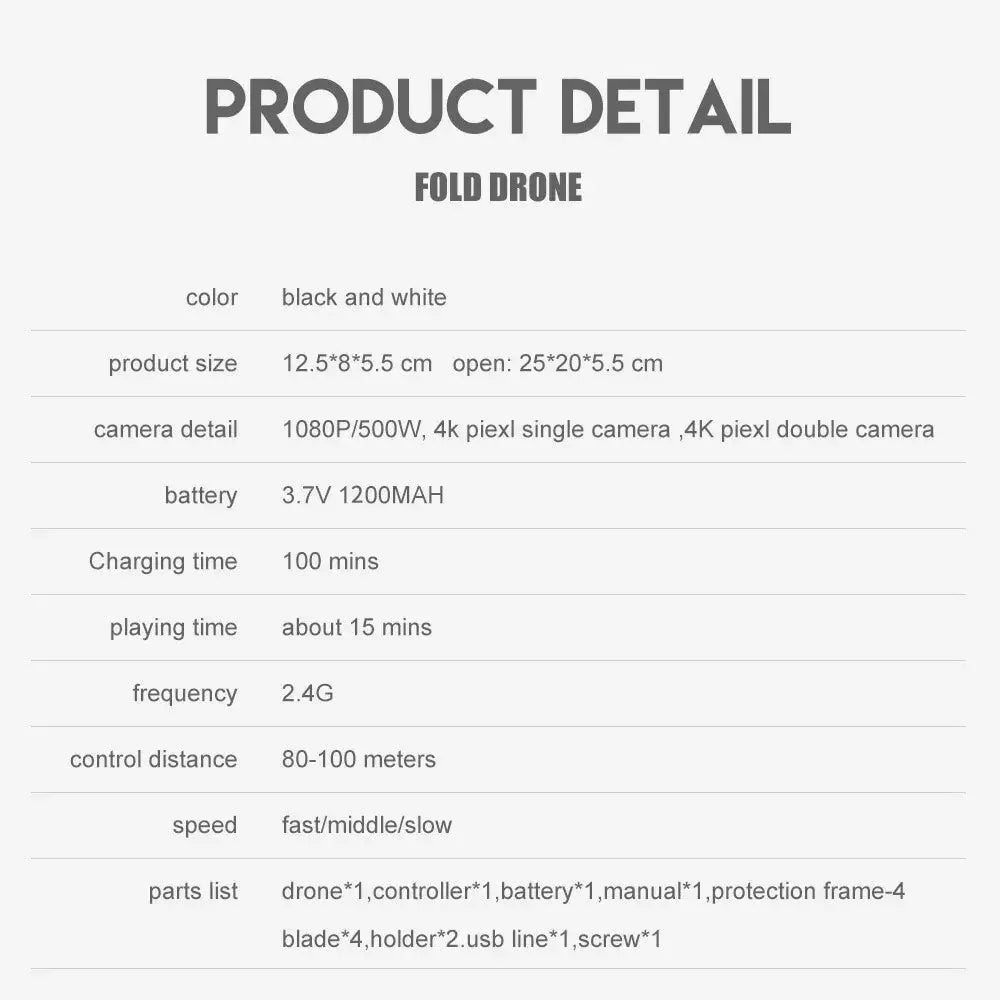 E88 Drone Toy, Dual Camera, One Key Takeoff Remote Control Men'S Gift Indoor and Outdoor, Halloween/Christmas/New Year Gift - Uknowucme