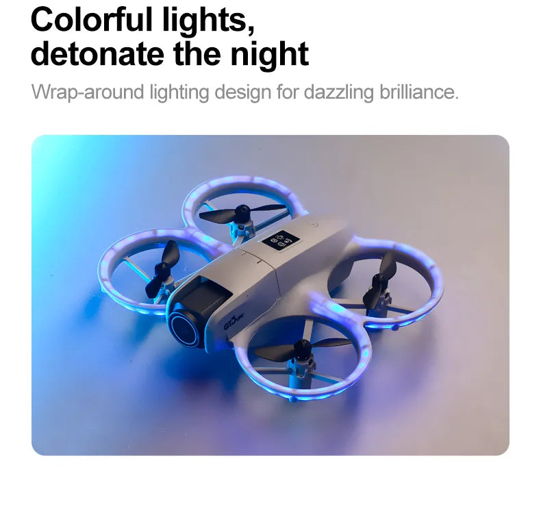 Drone Gt3 Mini Hd 4k Picture Quality Drone Obstacle Avoidance Professional Aerial Photography Aircraft Remote Control Aircraft