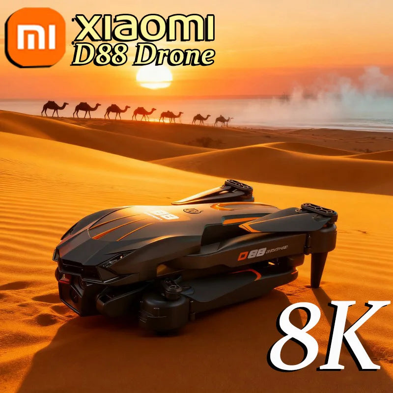 Xiaomi D88 Drone 8K Aerial HD Dual Camera Photography Intelligent Obstacle Avoidance Brushless Power 5G WIFI GPS Return VR Drone