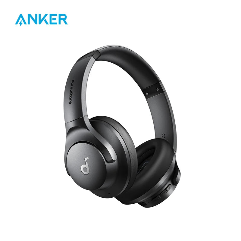 soundcore by Anker Q20i Hybrid Active Noise Cancelling Headphones Wireless Over-Ear Bluetooth 40H Long ANC Playtime - Uknowucme