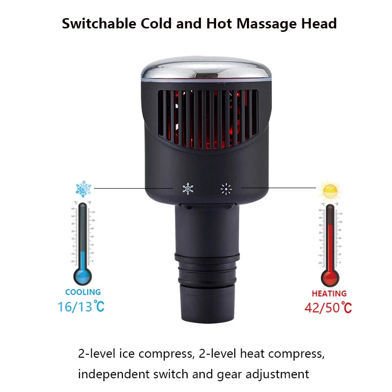 New Upgrade Heat/ Cold Massage Gun, Easore X5 Pro Deep Muscle Massager With 11/12 Heads Brushless Motor For Home Gym - Uknowucme