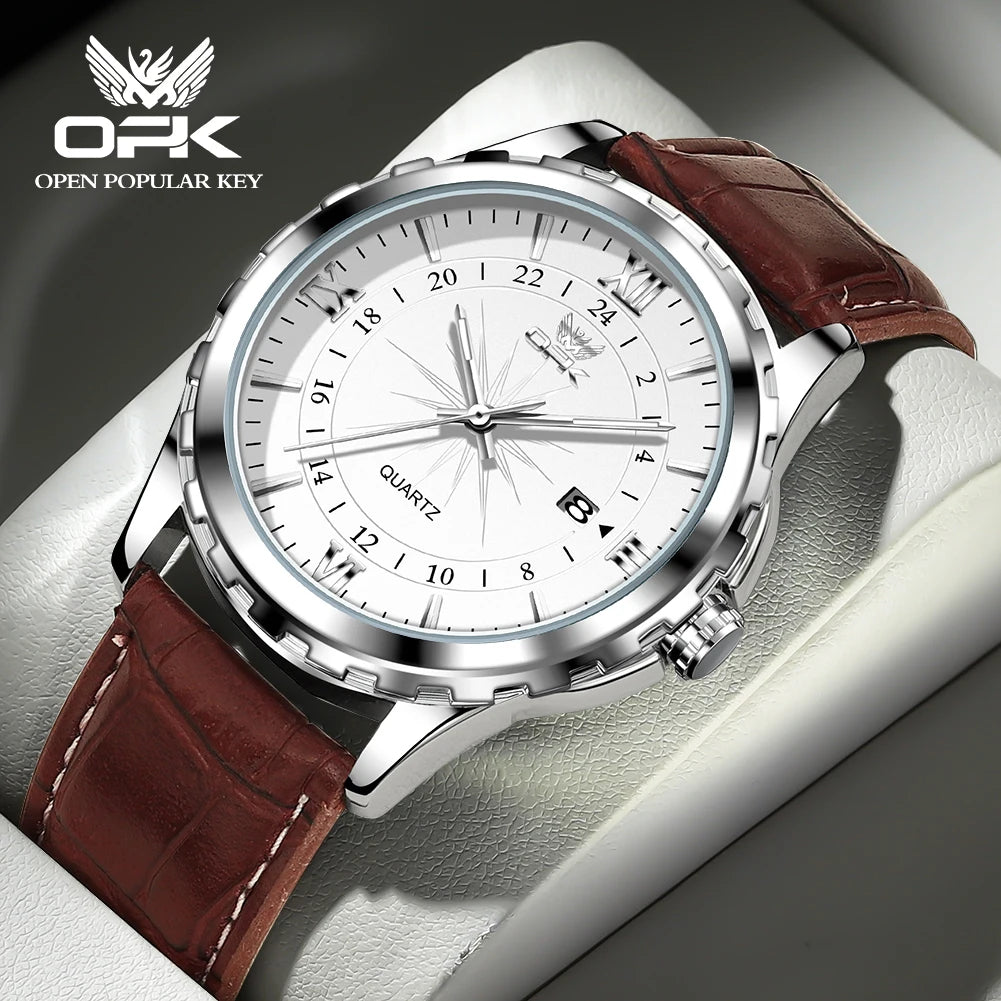 OPK Brand Men Wristwatch Waterproof Steel Belt 6003 Classic Watches sell well - Uknowucme