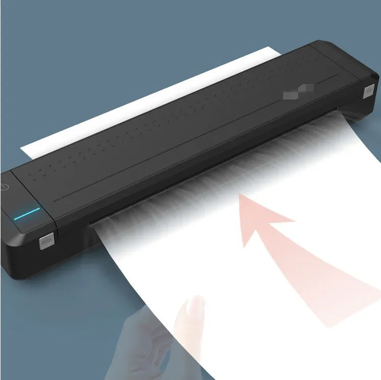 MT800 Wireless Thermal Transfer Printer Mobile A4 Printer Portable Thermal Printer For Documents Print - Uknowucme