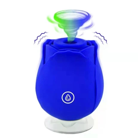 The Best of Hot Seller in the Whole Network Glow or Non Glow Rose style Sucking Vibrator for Women