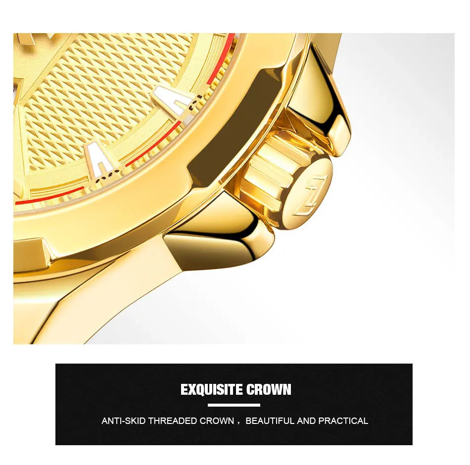 NAVIFORCE Men Luxury Wrist Watch Waterproof Business Male Watches Stainless Steel Casual Quartz Calendar Clock Relogio Masculino - Uknowucme