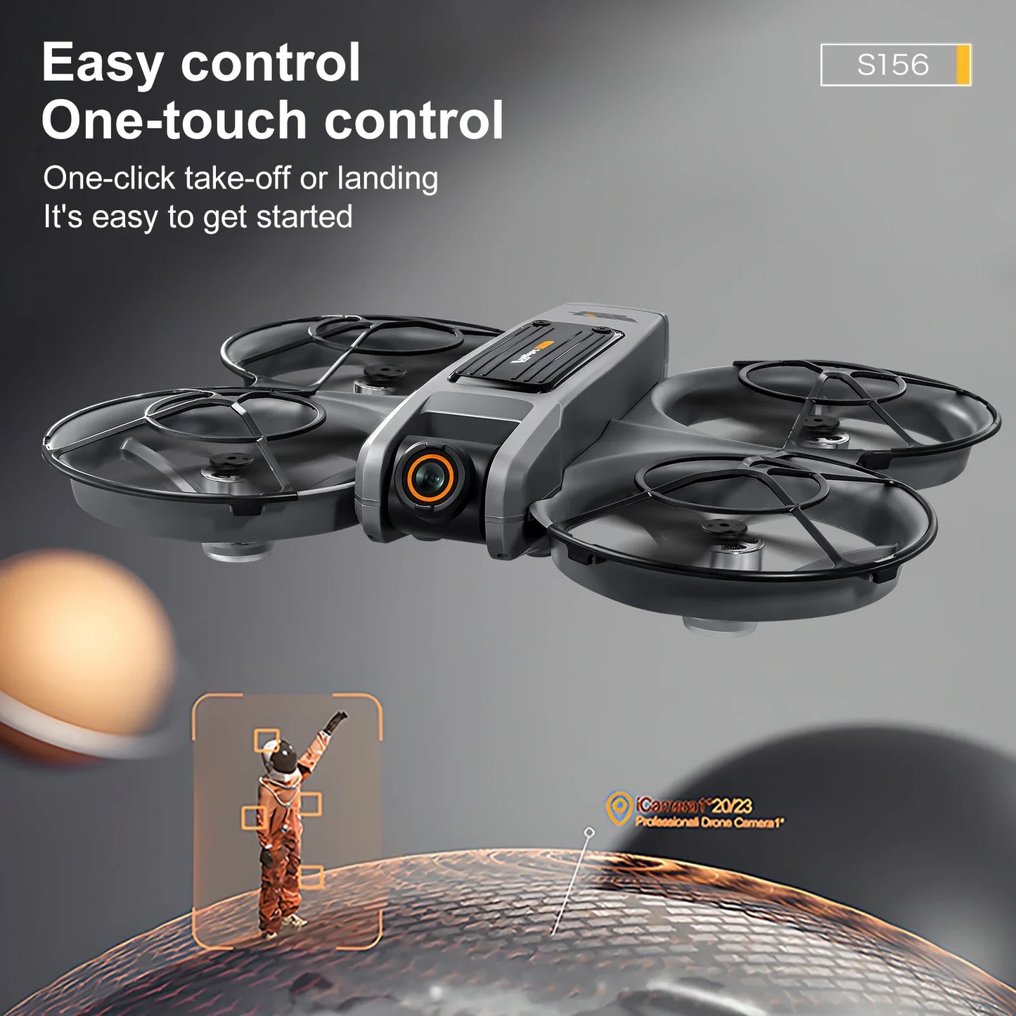Drone with Camera 4K HD Video Stable Hover 180° Adjustable Lens 3D Flip RC Drones FPV Brushless Optical Flow Quadcopter UAV