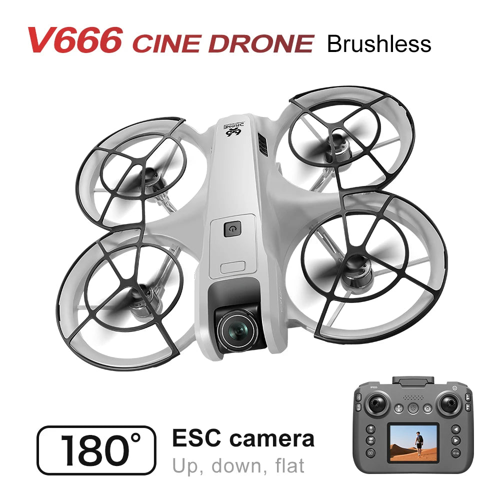 Drone 8k high-definition aerial photography obstacle avoidance brushless quadcopter children's remote control toy 2025 models - Uknowucme