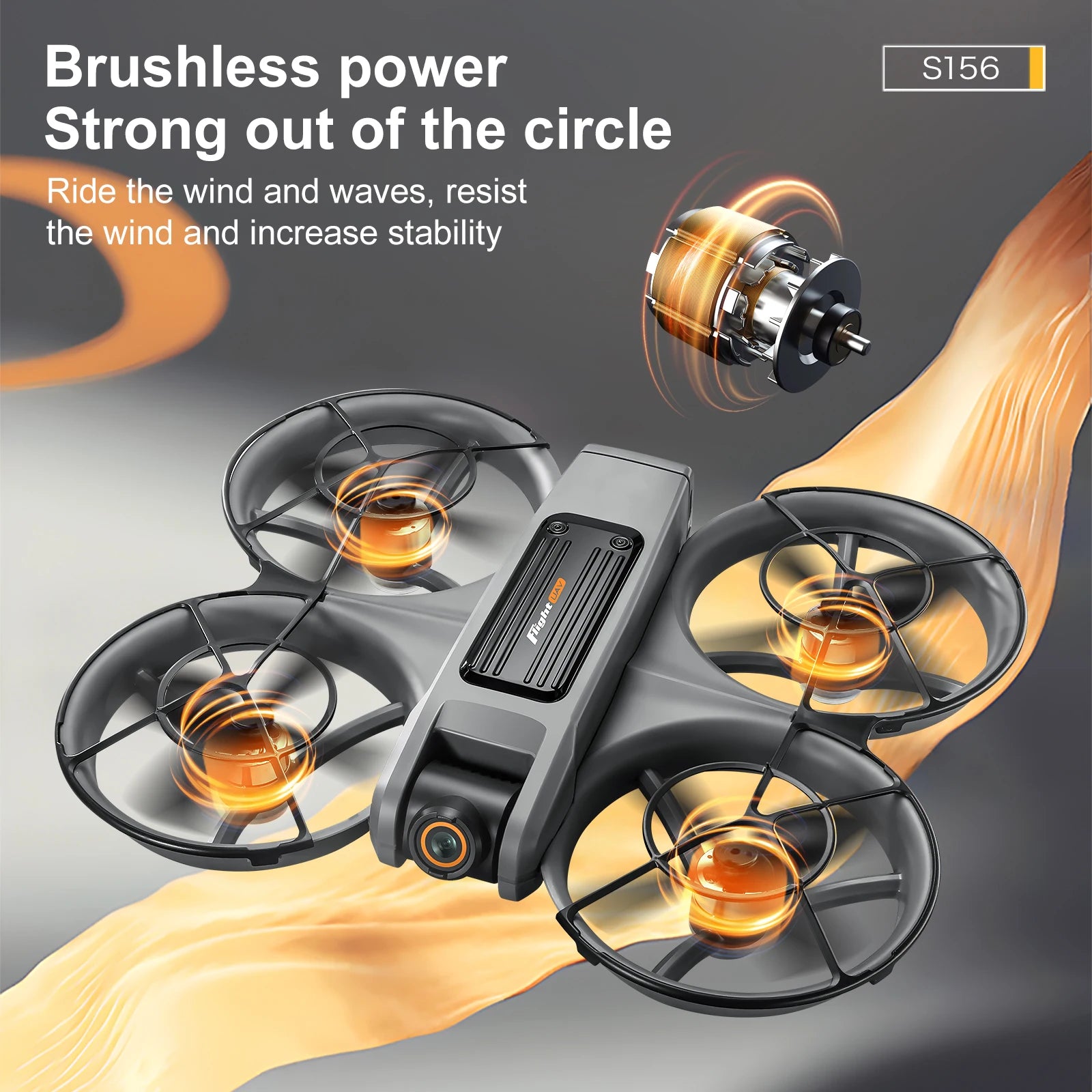 Drone with Camera 4K HD Video Stable Hover 180° Adjustable Lens 3D Flip RC Drones FPV Brushless Optical Flow Quadcopter UAV - Uknowucme