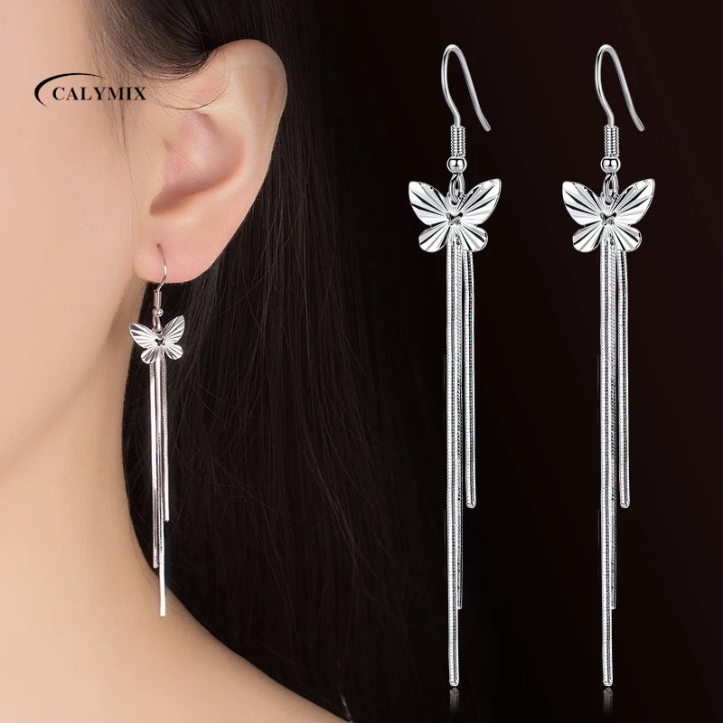 NEW S925 Sterling Silver Color Simple Round Bling CZ Zircon Stone Stud Earrings Fashion Jewelry Korean Earrings for Women Girl - Uknowucme