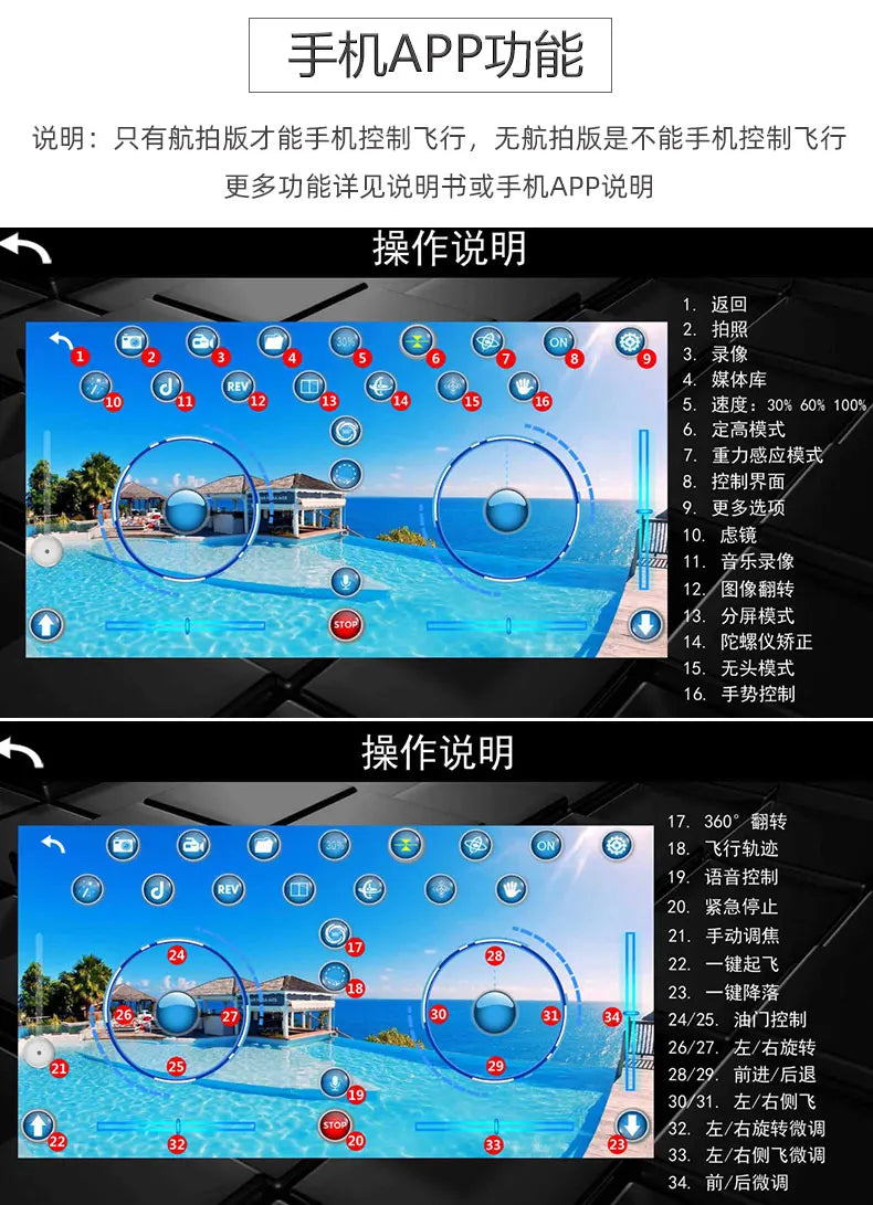 Drone DIY RC Aircraft Accessories Quadcopter Assembly Drone Model Set