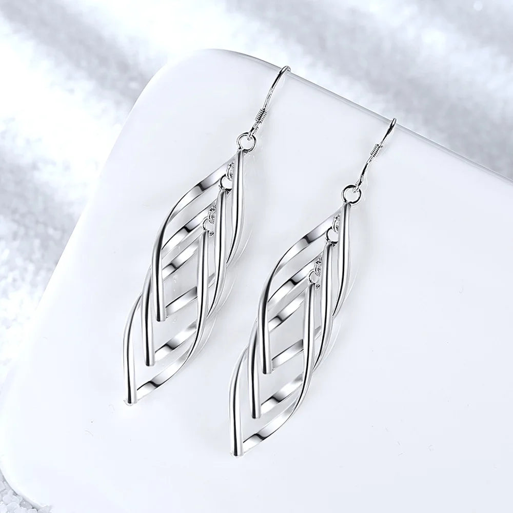 NEW S925 Sterling Silver Color Simple Round Bling CZ Zircon Stone Stud Earrings Fashion Jewelry Korean Earrings for Women Girl - Uknowucme