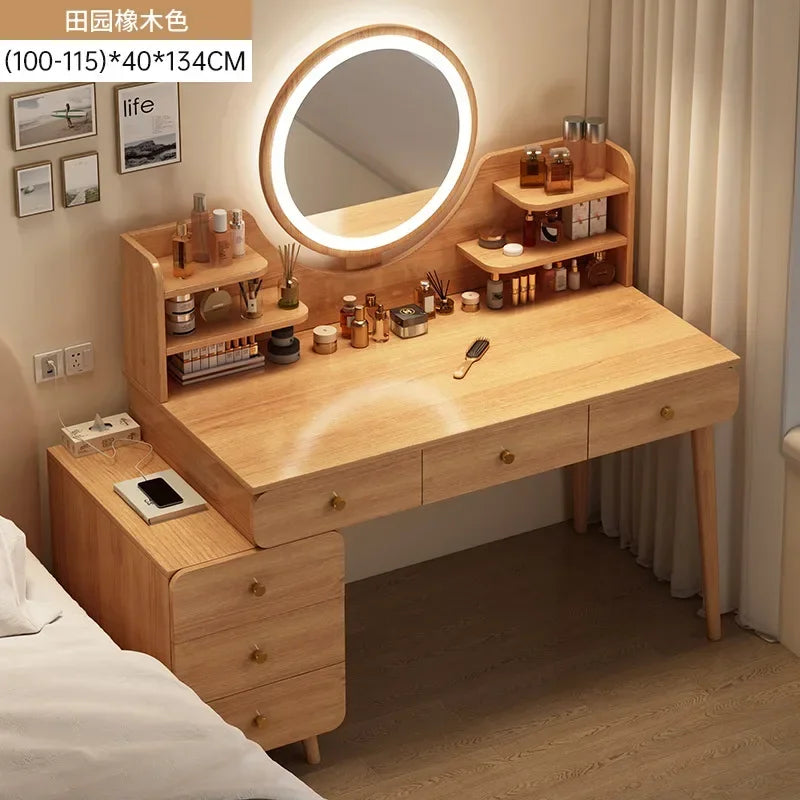 Nordic Makeup Dressers Drawer Storage Living Room Dressing Tables Girl Home Drawers Cabinet Coiffeuse De Chambre Decoration