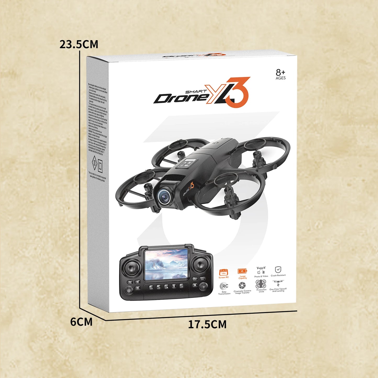Drone Professional 8K Camera with 5G WiFi FPV UAV Screen YL3 Remote Control and Obstacle Avoidance Quadcopter 2025