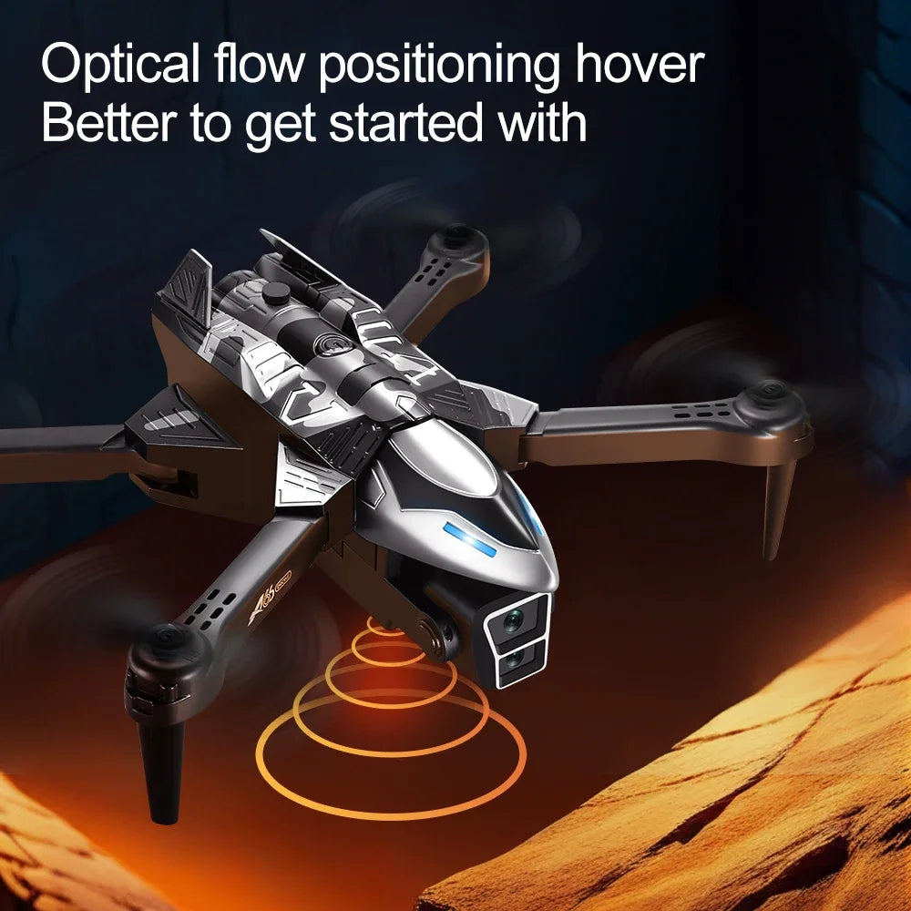 Drone Spray Fighter HD Dual Camera A66 Aerial Photography Drone Obstacle Avoidance Optical Flow with WIFI Signal Headless Mode - Uknowucme