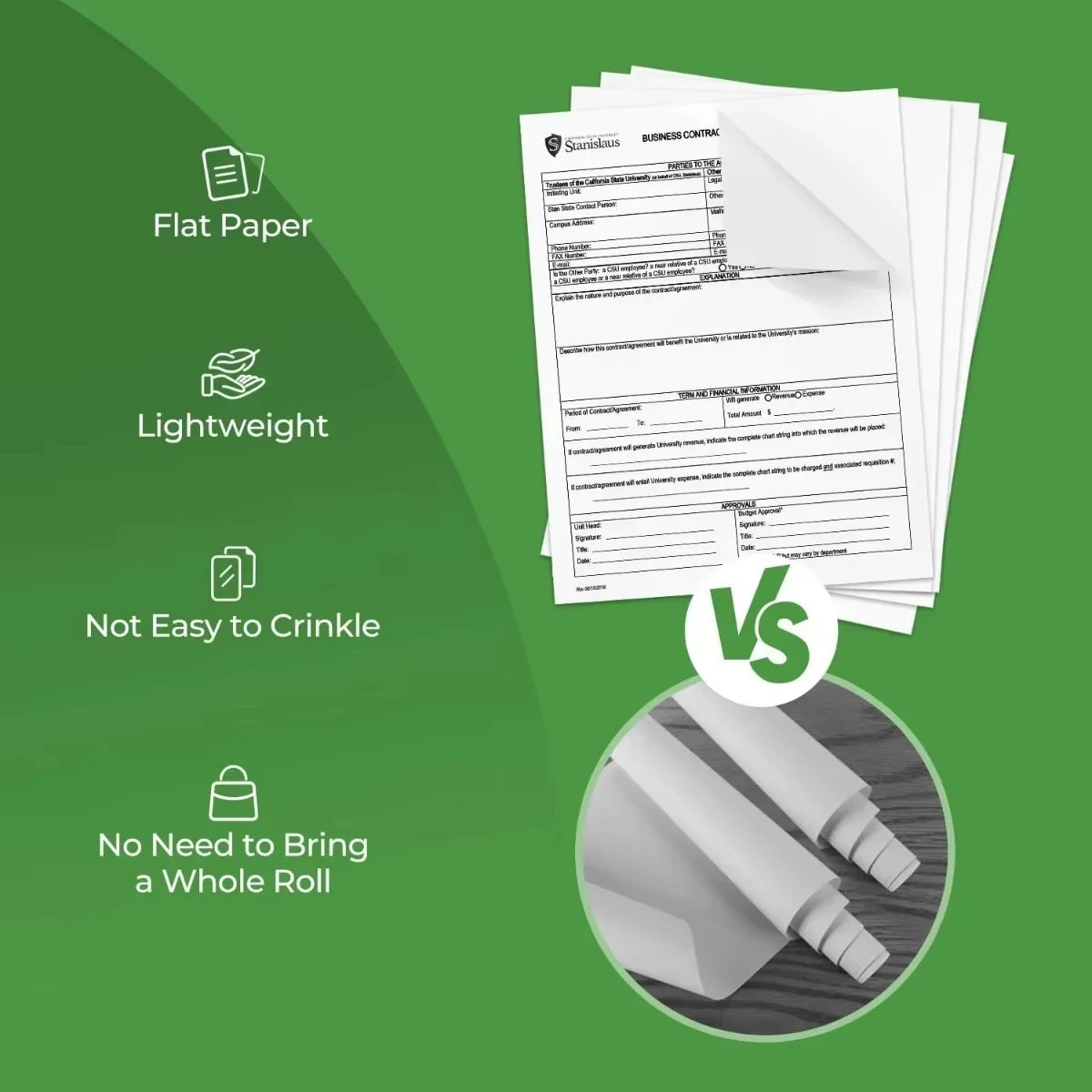 A4 Thermal Paper Printer Paper for A4 Portable Printer,For M08F-Letter, M08F M832,M833, M834,M835, 8.27"×11.69” Size, 100 sheets - Uknowucme
