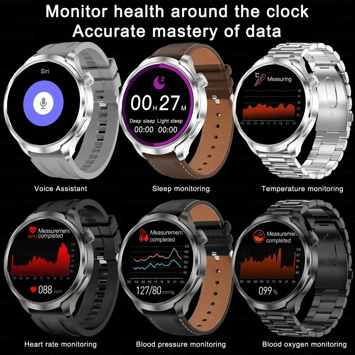 2024 New For HUAWEI GPS Sports smartwatch Men 1.85 AMOLED Screen Compass Altimeter Heart rate BP NFC Bluetooth Call Smart Watch - Uknowucme