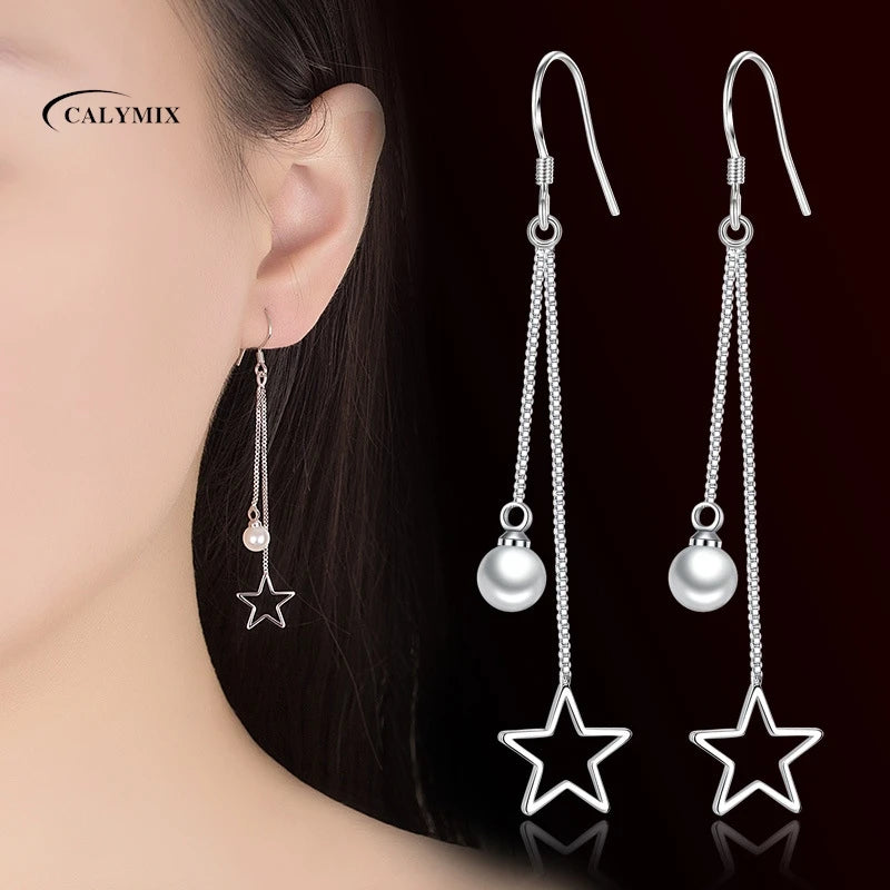 NEW S925 Sterling Silver Color Simple Round Bling CZ Zircon Stone Stud Earrings Fashion Jewelry Korean Earrings for Women Girl - Uknowucme