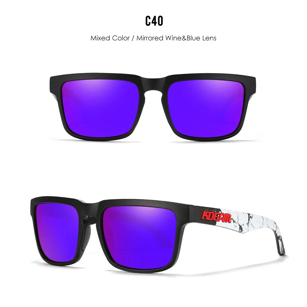 2024 Kdeam High Quality Polarized Sunglasses for Women Men Fashion Unisex Brand Popular Trendy Outdoor Eyewear For Couple - Uknowucme