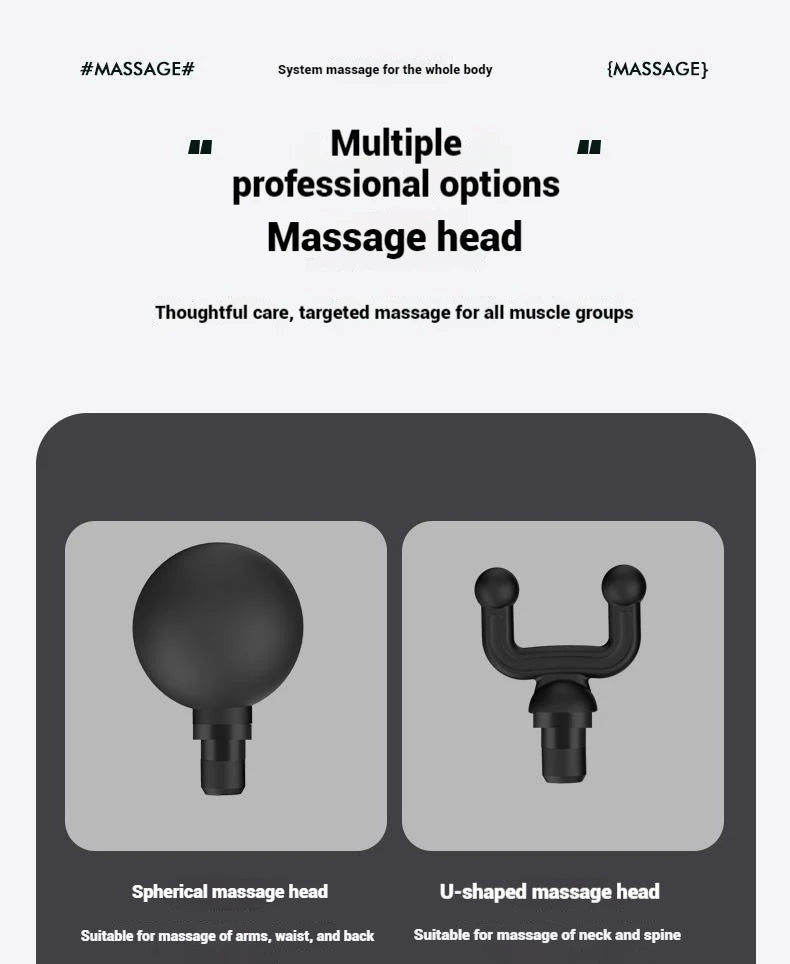 Fascia Gun Massager – Professional Massage Instrument for Muscle Relaxation, Percussion Fascia Gun
