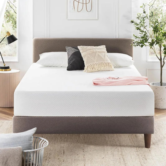 Full Size Mattress for Pressure Relief & Cooler Sleep, CertiPUR-US Certified, 10 Inch Medium-Firm Gel Memory Foam Mattress - Uknowucme