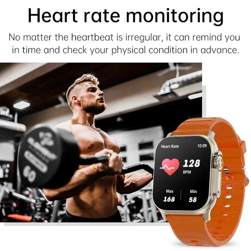 2025 New Smart Watch with Heart Rate Tracker and Sleep Monitor, Dustproof and Waterproof Features for Active Lifestyles - Uknowucme