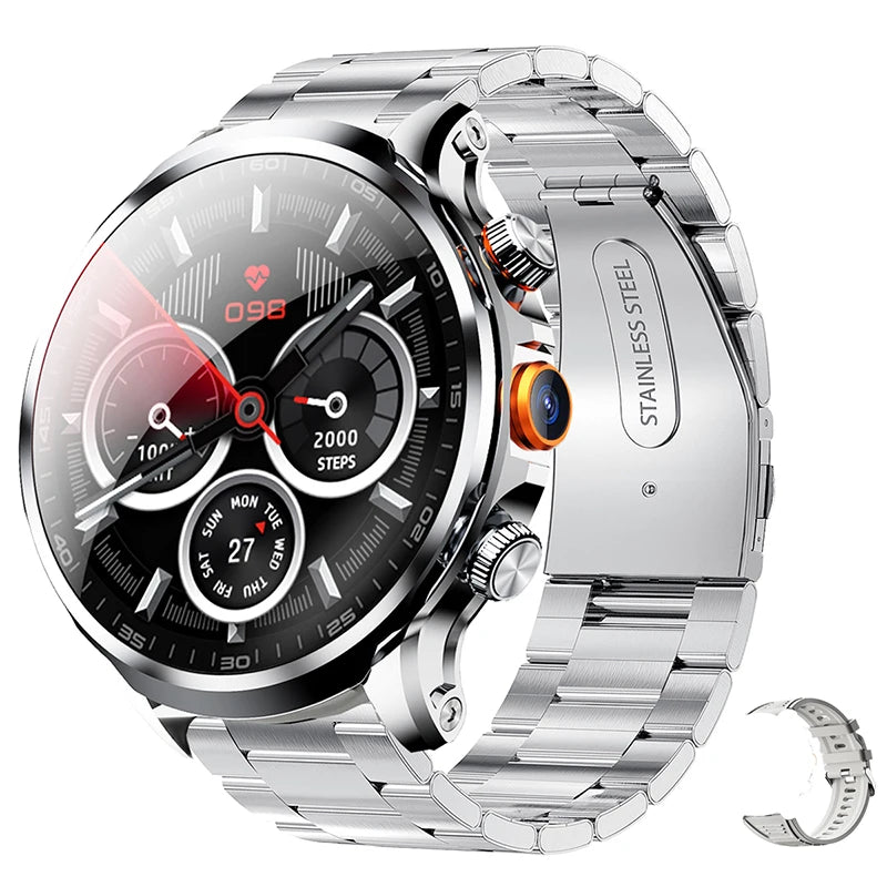 2025 NEW Smart Watch 4G Android 1.95 inch IPS 360*360 Screen With 200W Camera GPS WIFI 32GB ROM Smartwatch With 1100Mah Battery - Uknowucme