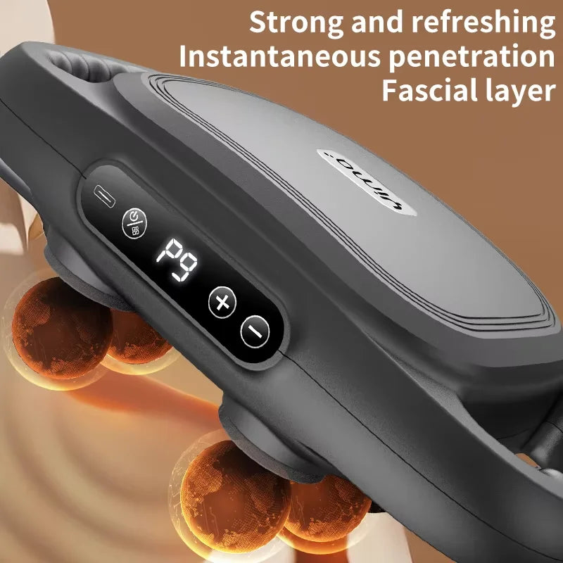 Muscle Massge Gun for Athletes,Handheld Back Massager，Handheld Deep Tissue Percussion Massager Gun for Neck,Back,Leg