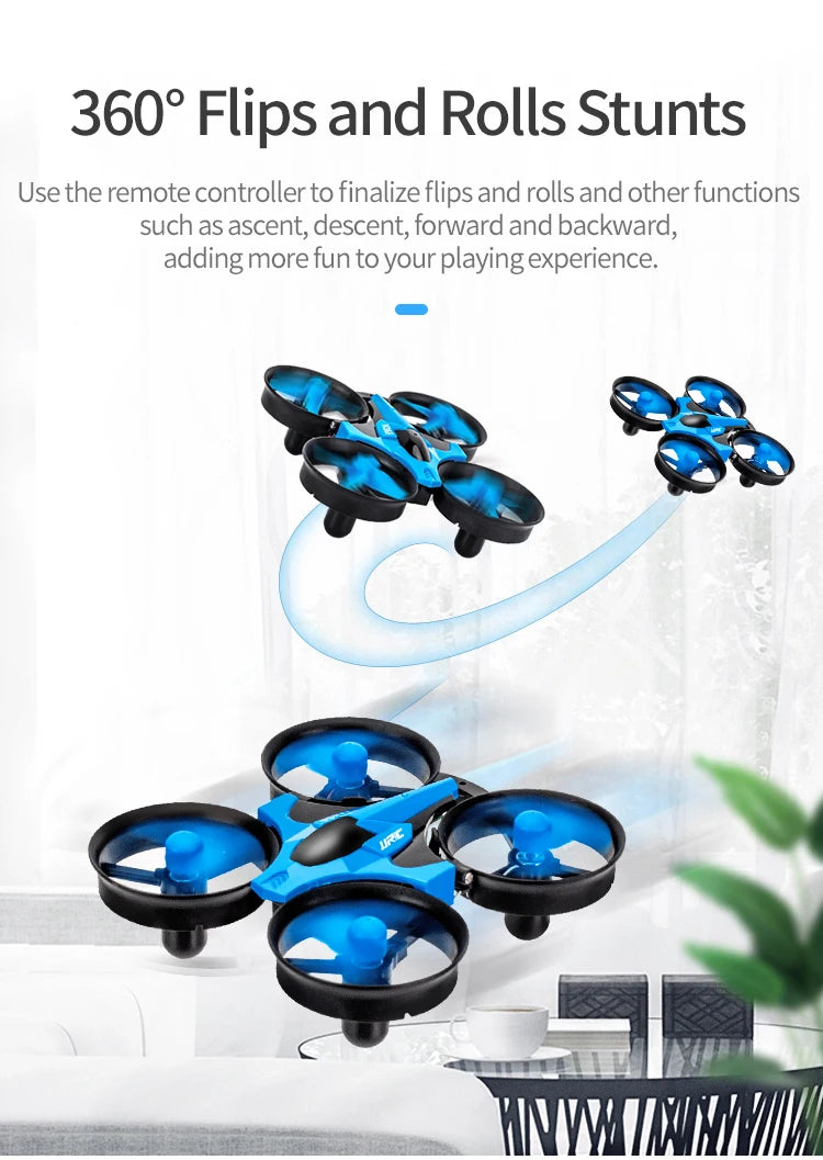 Sea, land, and air flight 3-in-1 JJRC H36F mini drone, unmanned mode, 360 ° roll 2.4G 6-axis quadcopter ship RC children's toy