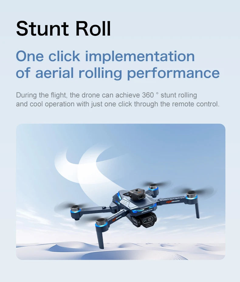 2025 New GT8 Drone GPS 8K Professional HD 360° Dual Cameras 5G WIFI Brushless Motors Obstacle Avoidance Foldable Quadcopter Toys - Uknowucme
