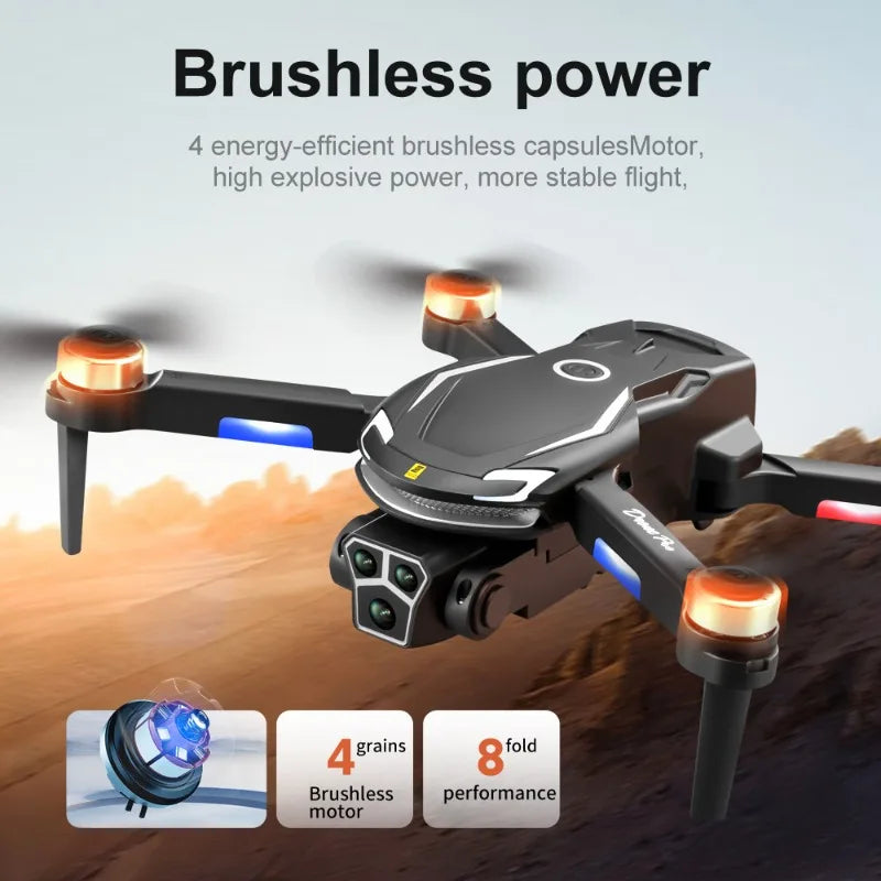 Drone Aerial Photography, High-definition Remote Control, Three Cameras, 4K Long-range Brushless Aircraft