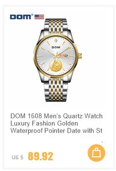 DOM 1345 Men Quartz Watch Fashion Personality Creative Scrolling Iron Ball Magnetic Pointer Waterproof  for Male Watches Gift - Uknowucme