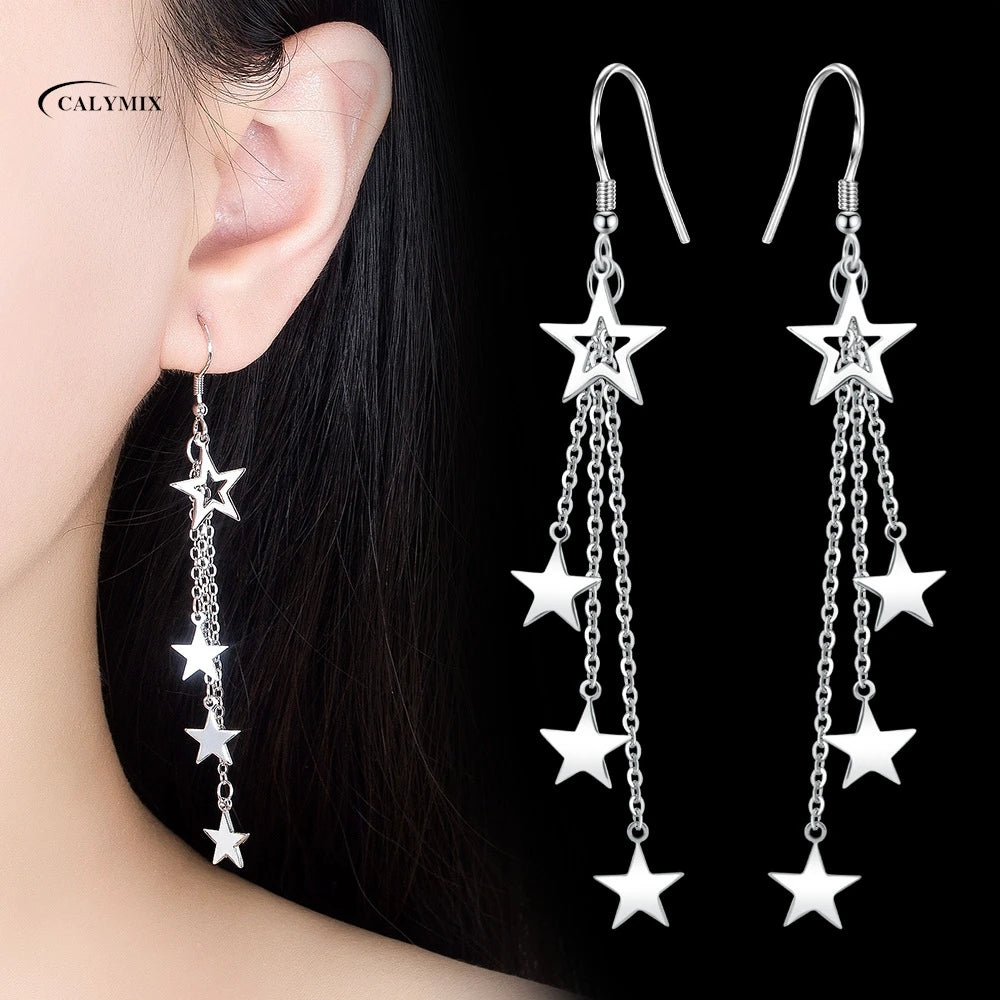 NEW S925 Sterling Silver Color Simple Round Bling CZ Zircon Stone Stud Earrings Fashion Jewelry Korean Earrings for Women Girl - Uknowucme