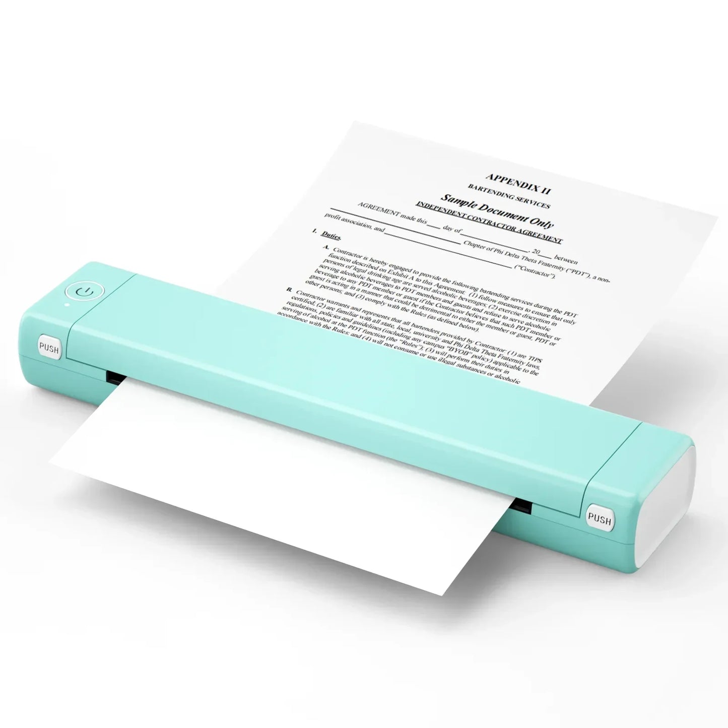 Phomemo portable A4 printer thermal printer letter size wireless bluetooth m08f letter printer for text/PDF/web printing - Uknowucme