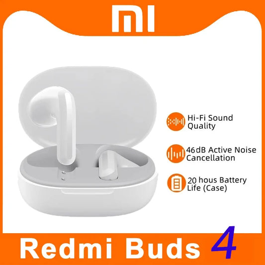 Xiaomi Redmi Buds 4 Lite  Wireless Earbuds  IP54 Waterproof Headset 20H Playtime Lightweight Comfort Fit Headphones - Uknowucme