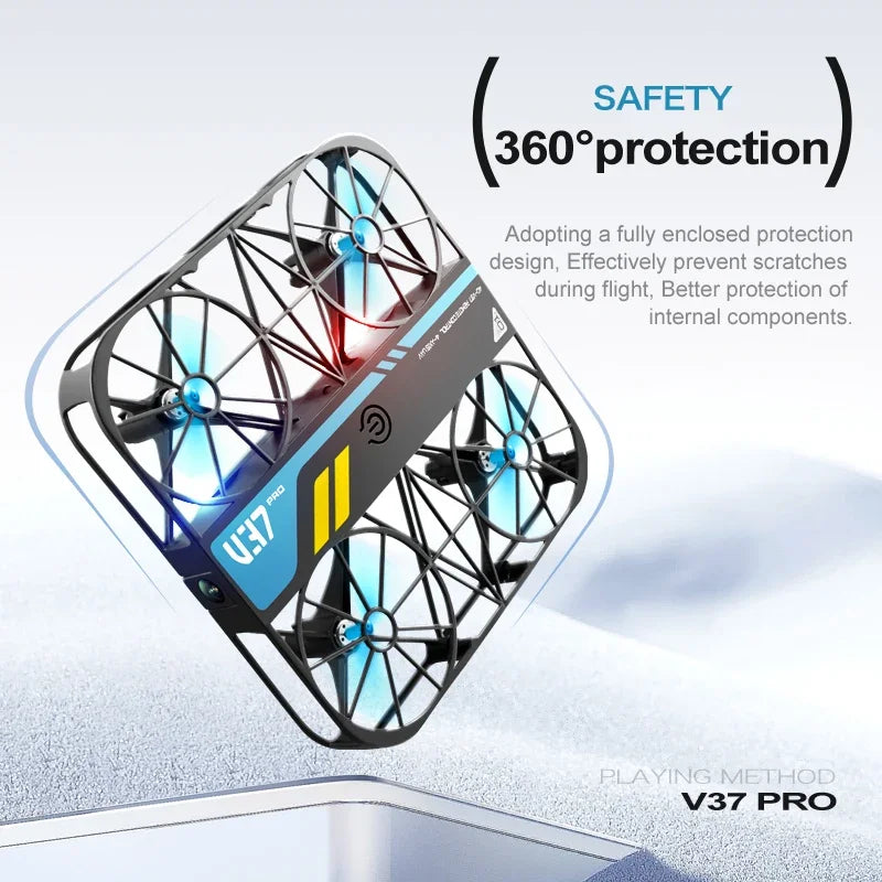 4D-V37 Mini Pocket Drone Altitude Hover Aerial Photograph 2.4G WiFi HD Image Transmission FPV RC Quadcopter Drone with 4K Camera