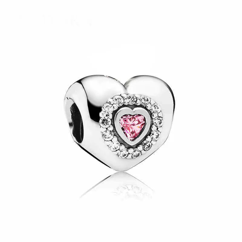 2025 New Hot Selling 925 Silver Heart Shaped Bead Bracelet Suitable for European Women's Exquisite Charm Jewelry - Uknowucme