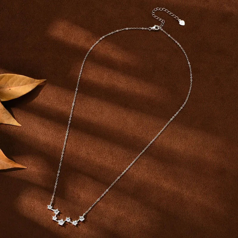 4Mm&3.5Mm&3Mm Round Moissanite Necklace For Women Fashion Pendant Necklace 18K White Gold 925 Sterling Silver Jewelry Gift - Uknowucme