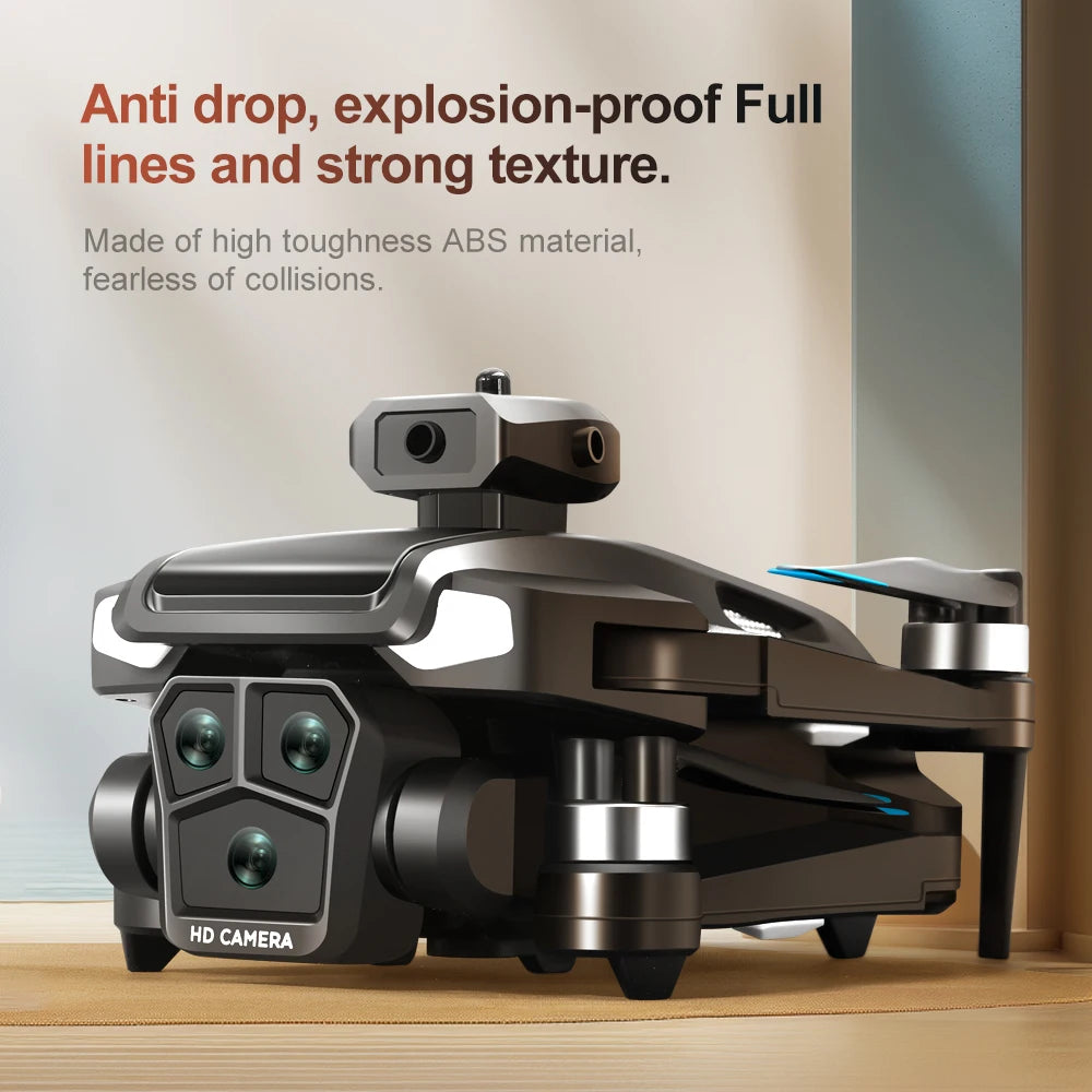 Drone 4K HD Brushless Motor Avoidance Drones with 4.5" Screen On Control Dual Cameras Quadcopter Gifts For Children and Adults - Uknowucme