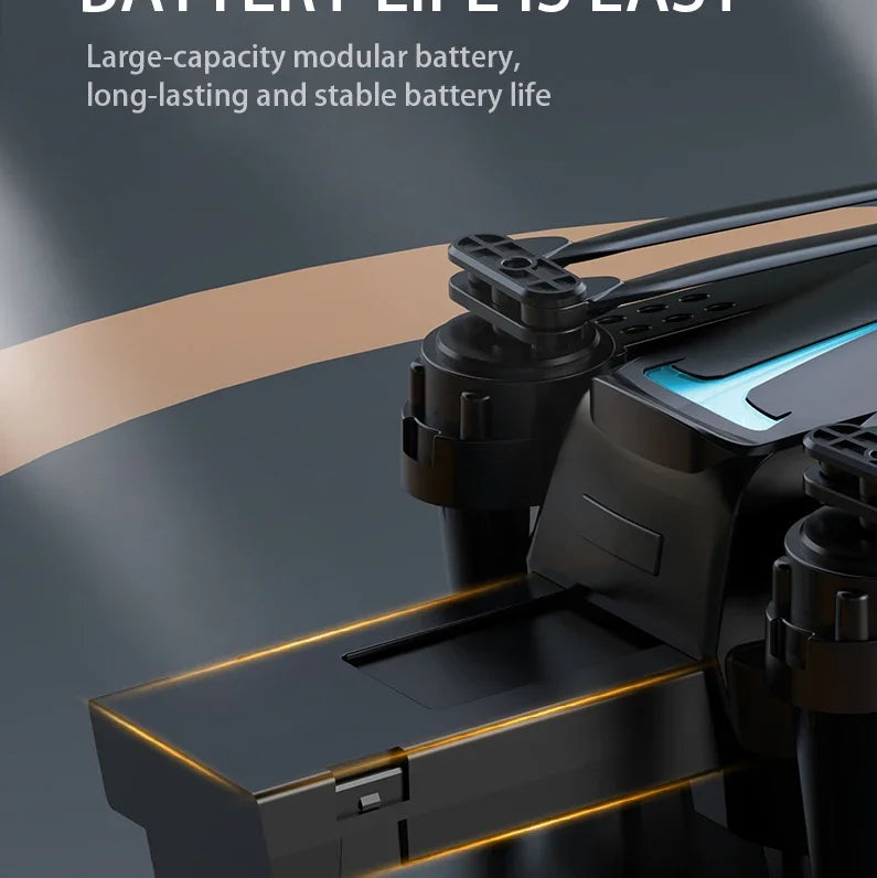 Drone Professinal 8K HD Dual Camera 5G WIFI Wide Angle Optical Flow Localization Brushless Motor RC Quadcopter - Uknowucme