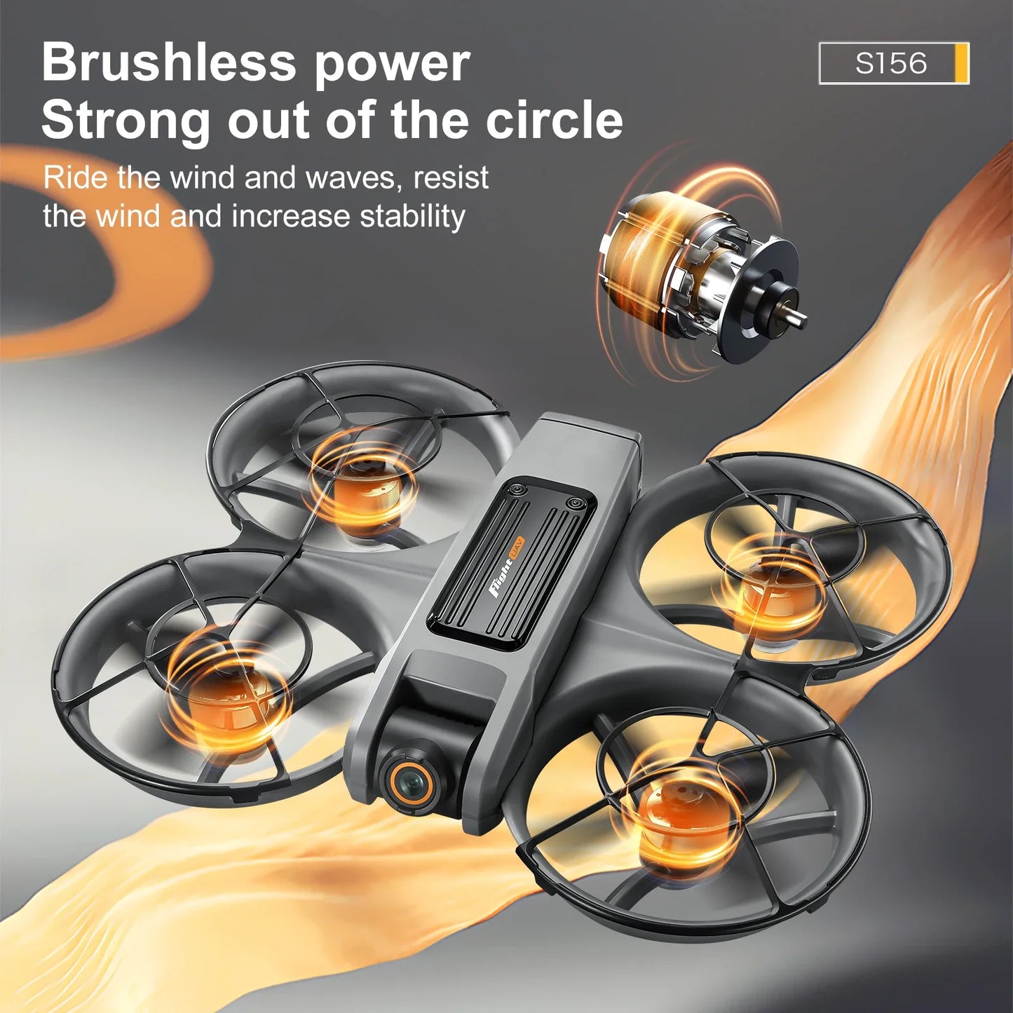 Drone with Camera 4K HD Video Stable Hover 180° Adjustable Lens 3D Flip RC Drones FPV Brushless Optical Flow Quadcopter UAV