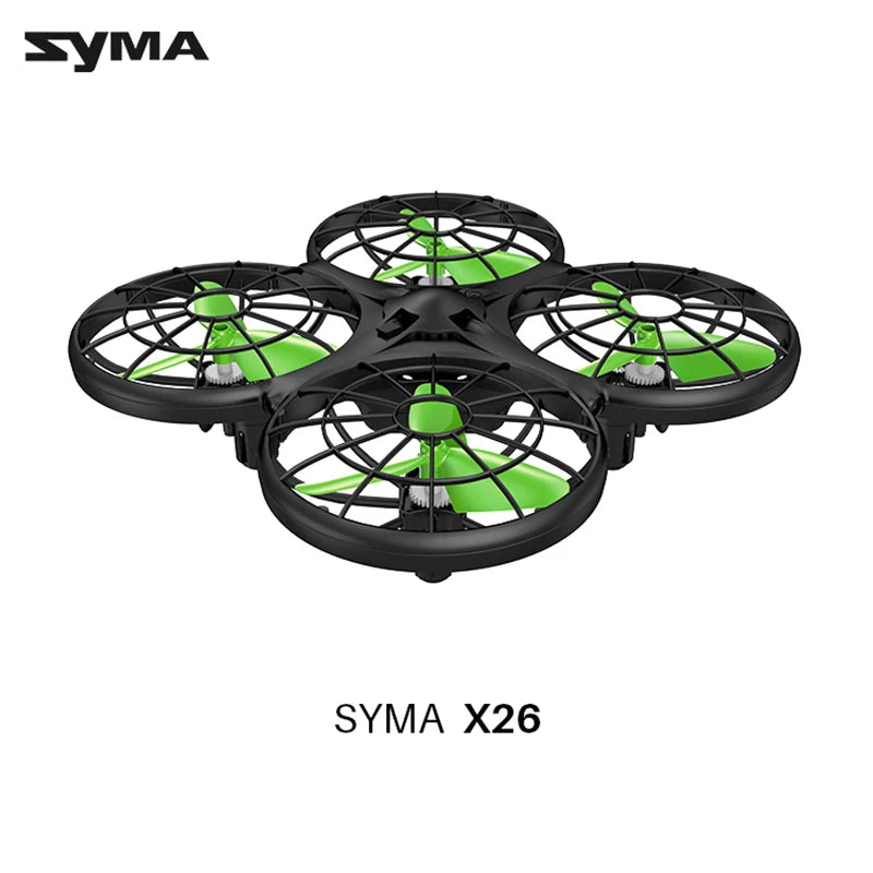 Original Syma X26 4CH Rc Helicopter Mini Rc Drone Infrared Obstacle Avoidance Sensory Toys Remote Control Aircraft Toys for Kids - Uknowucme