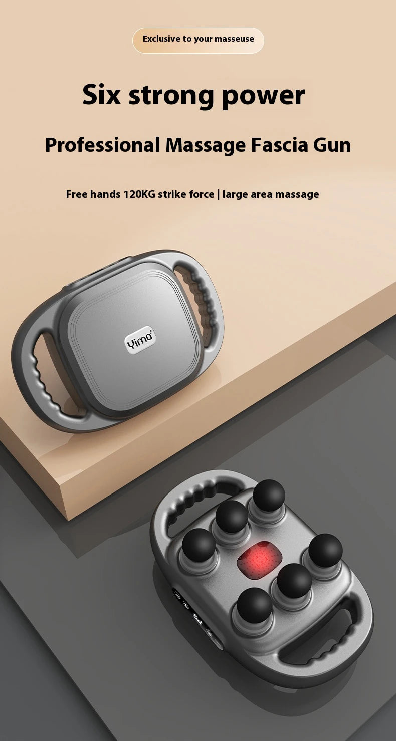 Muscle Massge Gun for Athletes,Handheld Back Massager，Handheld Deep Tissue Percussion Massager Gun for Neck,Back,Leg