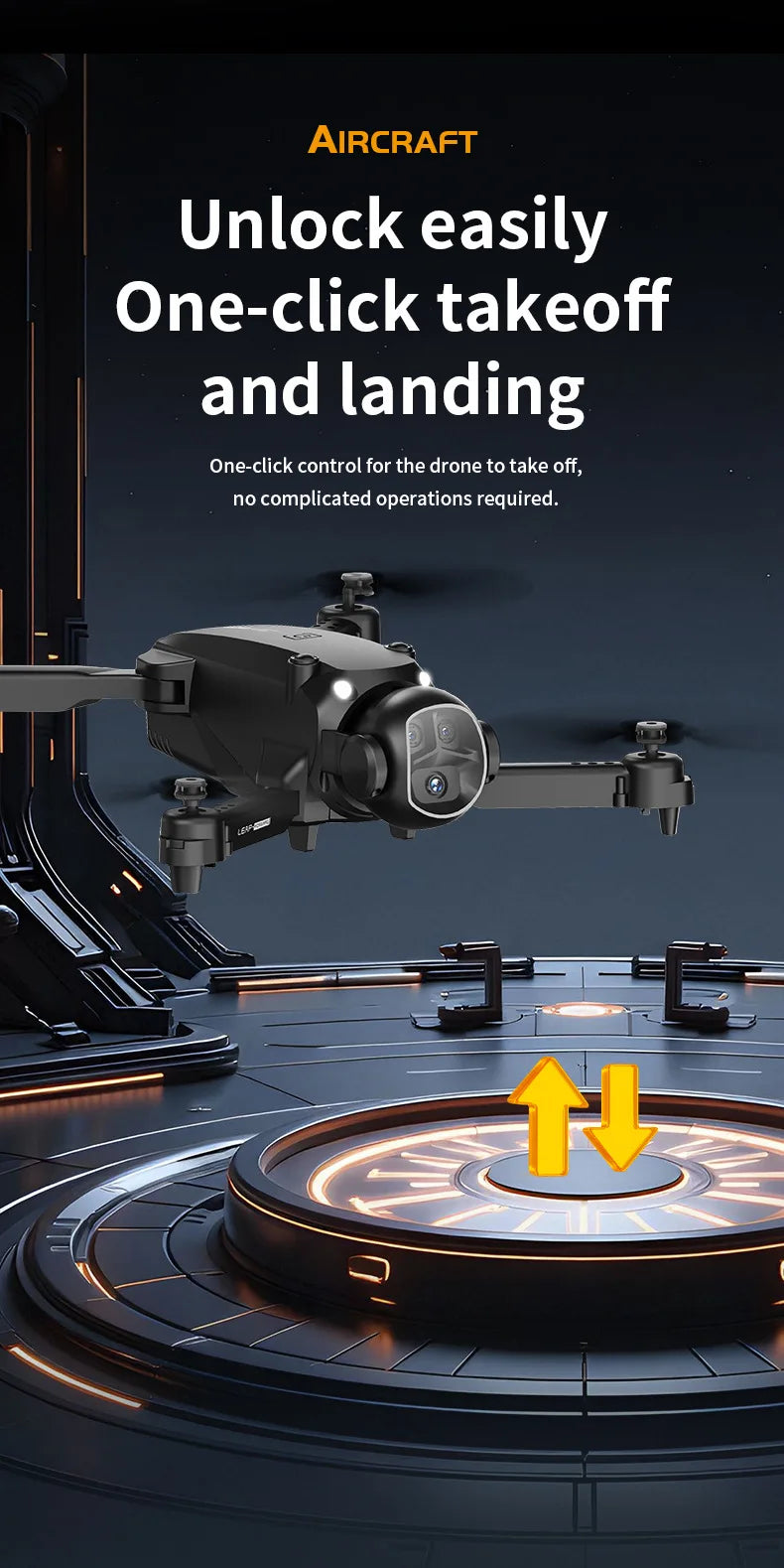 Foldable Four - Axis Drone with 360° Roll Feature - Dual Camera, Optical Flow Hover, Six - Axis Gyroscope & One - Click Landing - Uknowucme