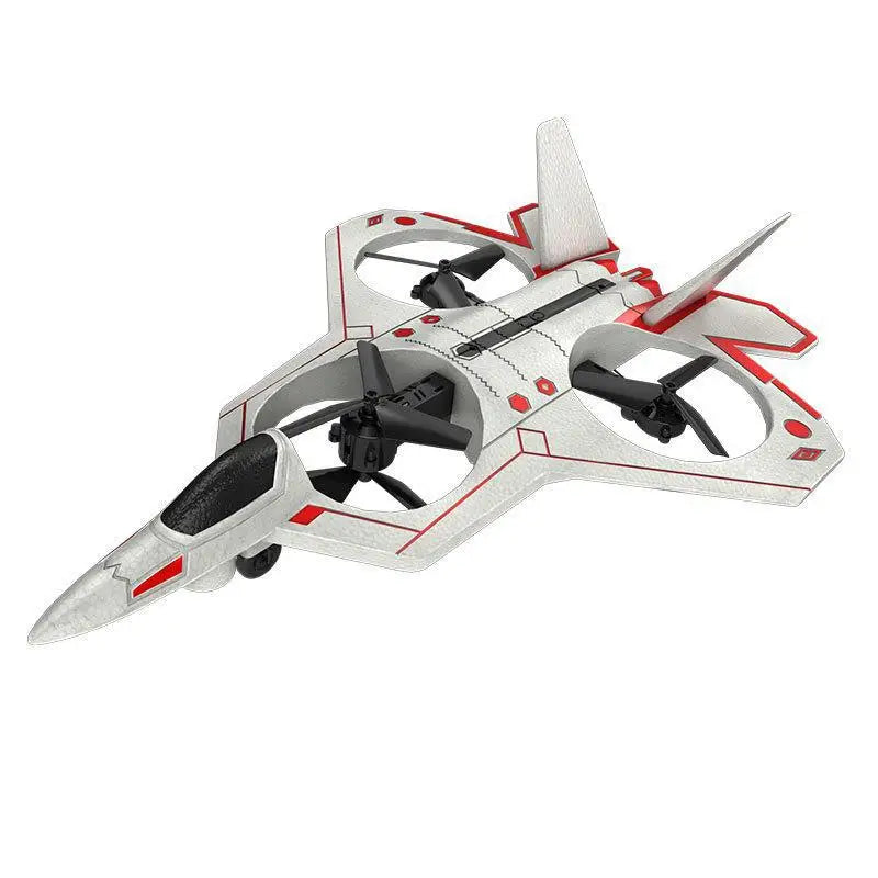 Drone Stunt Fighter Aircraft Model Four-axis Aircraft Remote Control Aircraft Foam Aircraft Roll Rotation Suspension - Uknowucme