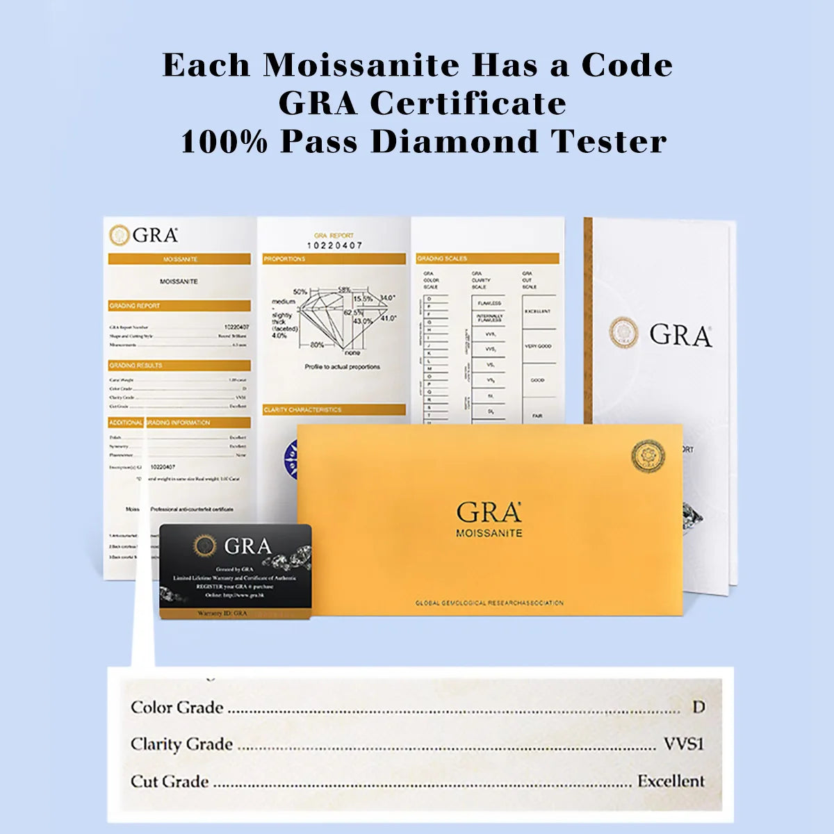 Moissanite Earrings With Certificate 2 Carat Rose Gold Luxury Jewelry For Woman Star Of David Design Trend Gift Female Mossanite - Uknowucme