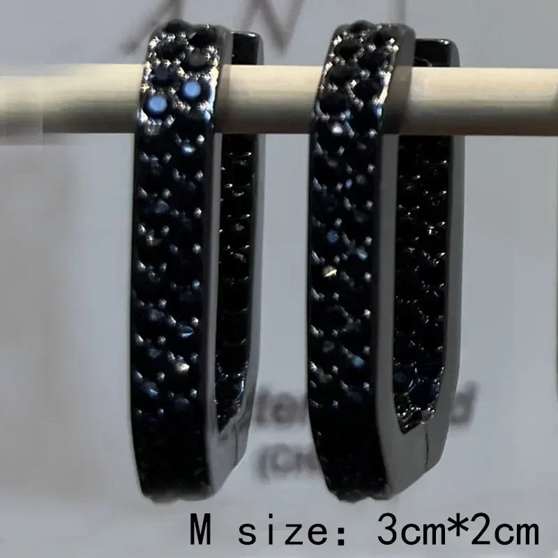 2025 New Trend Fine Jewelry Sets Charm Personality Gold Silver Geometric Crystal Fashion Personality Necklace Earrings for Women - Uknowucme